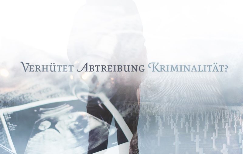 Ultraschallbild, Mann, Massengrab als Blogbild für Verhütet Abtreibung Kriminalität?