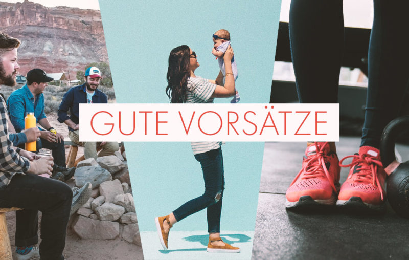 Freunde, Mama mit Kind, Fitness als Blogbild für Gute Vorsätze