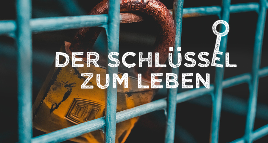 Schlüssel Schloss an Gitter als Blogbild Der Schlüssel zum Leben