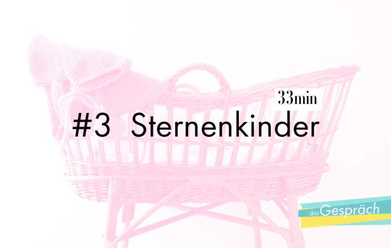 Krippe mit Wolldecke als Titelbild für das Gespräch Sternenkinder