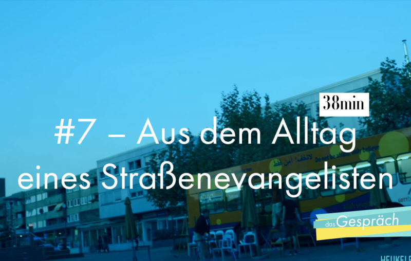 Fußgängerzone als Titelbild für das Gespräch Aus dem Alltag eines Straßenevangelisten