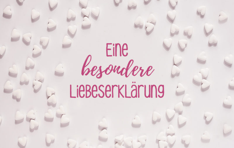 Viele kleine Herz-Bonbons als Blogbild für Eine besondere Liebeserklärung