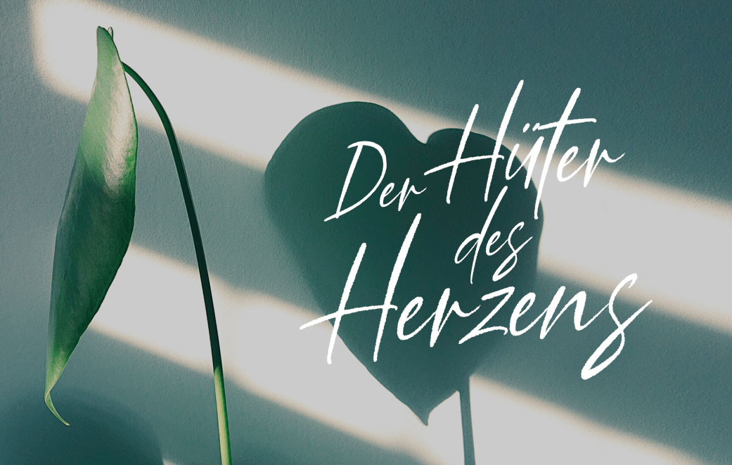 Herzblatt Licht und Schatten als Blogbild für Der Hüter des Herzens