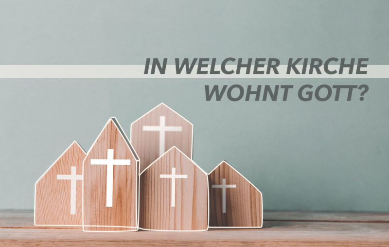 Kirchen Modelle aus Holz